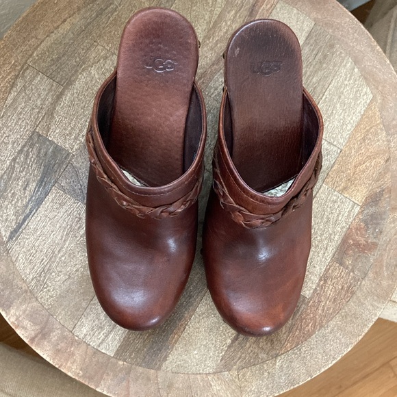 UGG Brown Kaylee Clog Size 7 - Picture 2 of 10
